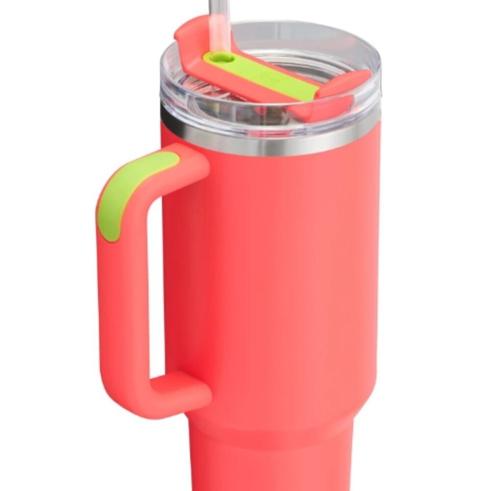 Stanley 40 oz.  FlowState Tumbler – Heat Wave Exclusive Collection "Hibiscus" - Picture 3 of 5